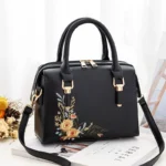 2023 Luxury Handbags Embroidered Women Bags PU Leather Crossbody Bags For Women Tote Retro Ladies Shoulder Bag Female Handbag - Image 6