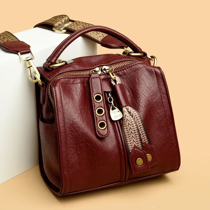 New High quality PU Bags Women's Shoulder Bag Fashionable Atmospheric Crossbody Bag Women's Large Capacity Mom Bag Women wallet - Image 3