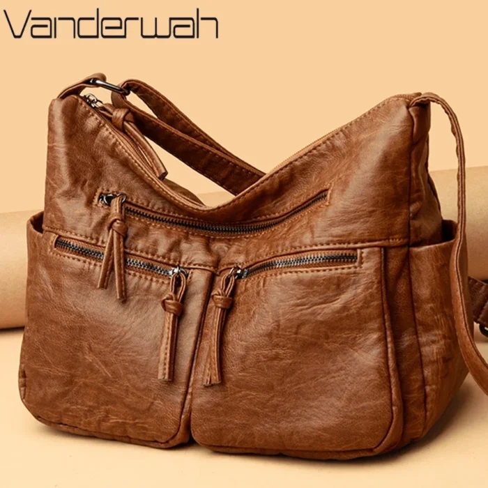 High Quality Leather Luxury Handbags Women Bags Designer Shoulder Crossbody Bags for Women New Bolsa Feminina Sac A Main