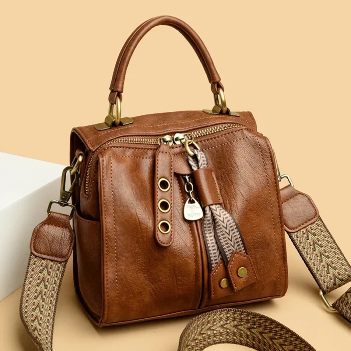 New High quality PU Bags Women's Shoulder Bag Fashionable Atmospheric Crossbody Bag Women's Large Capacity Mom Bag Women wallet - Image 2