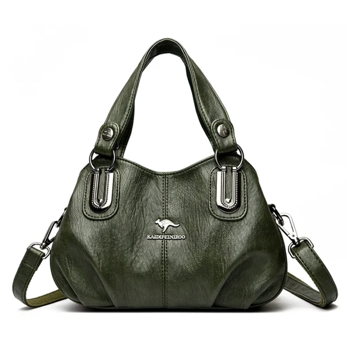 100%Cow Leather Luxury Women Handbag 2024 New Genuine Leather Crossbody Shoulder Bags Female Solid Color Messenger Fashion Sac - Image 7