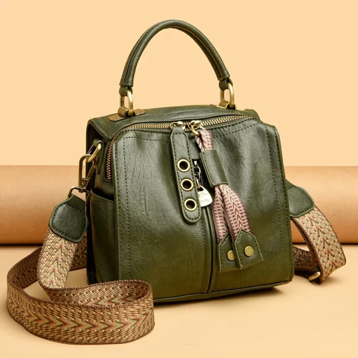 New High quality PU Bags Women's Shoulder Bag Fashionable Atmospheric Crossbody Bag Women's Large Capacity Mom Bag Women wallet - Image 5