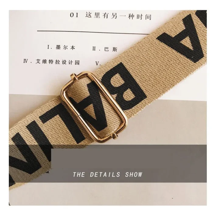 2023 New Crossbody Bags For Women Designer Luxury Casual Letter Wide Strap Shoulder Messenger Bags Women Purse And Handbags - Image 6