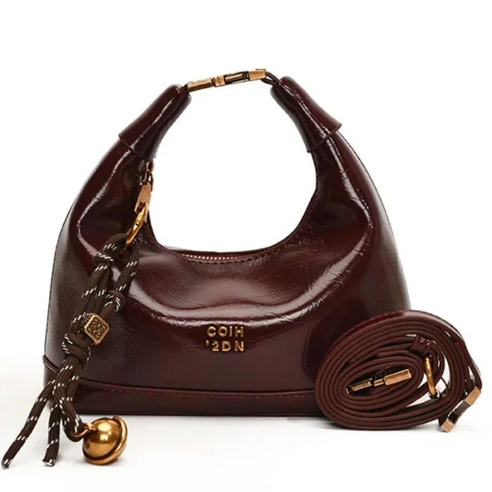 New Luxury Women PU Leather Shoulder Crossbody Bag High Quality Female Messenger Bags Shoulder Fashion Designer Ladies Handbags - Image 2