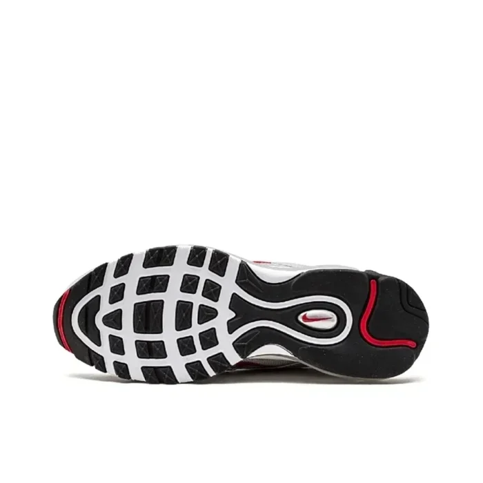 Nike Air Max 97 Men and Women Low-top Retro Running Shoes Air Cushion Sneakers Silver - Image 2