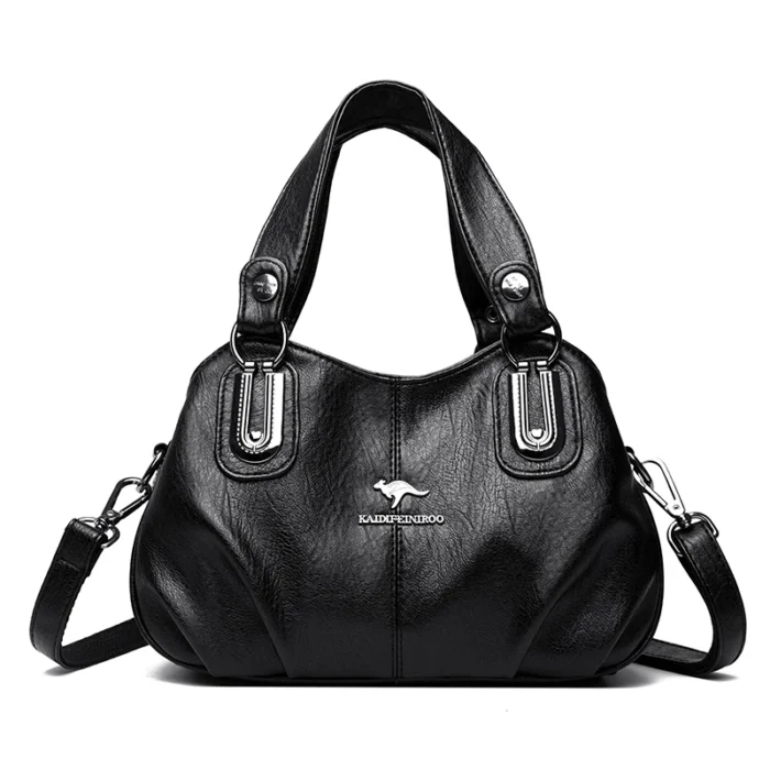 100%Cow Leather Luxury Women Handbag 2024 New Genuine Leather Crossbody Shoulder Bags Female Solid Color Messenger Fashion Sac - Image 5