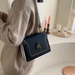 Sam Luxury Brand Women Handbag 2024 New Retro Bee Female Shoulder Bag Simple High Quality Leather Designer Crossbody Bags - Image 2