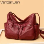 High Quality Leather Luxury Handbags Women Bags Designer Shoulder Crossbody Bags for Women New Bolsa Feminina Sac A Main - Image 2