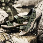 Large Size Genuine leather Men Beach Sandals Fashion Men Sandals Outdoor Walking shoes Summer Shoes Men Zapatos Hombre - Image 4