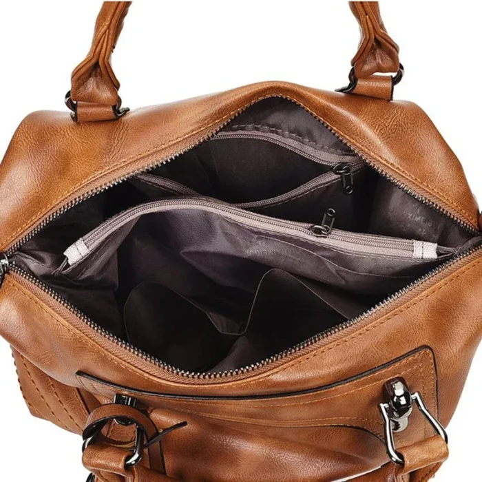 Luxury PU Leather Women Tote Handbags High Quality Female Top Handle Messenger Crossbody Bags Ladies Boston Shoulder Bags - Image 4