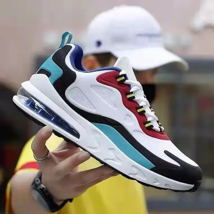 Men's spring and autumn sports running shoes, casual and fashionable air-cushion shoes, trendy and comfortable large size