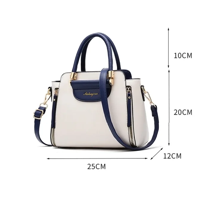 Women's Bags 2023 New Fashion Women's Bags Hit Color Hand-held Bag Europeand The United States All-match Shoulder Messenger Bag - Image 6