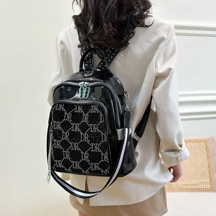 Large Capacity Women Backpack Purses High Quality Leather Female Vintage Bag School Bags Travel Bagpack Ladies Bookbag Rucksacks - Image 4