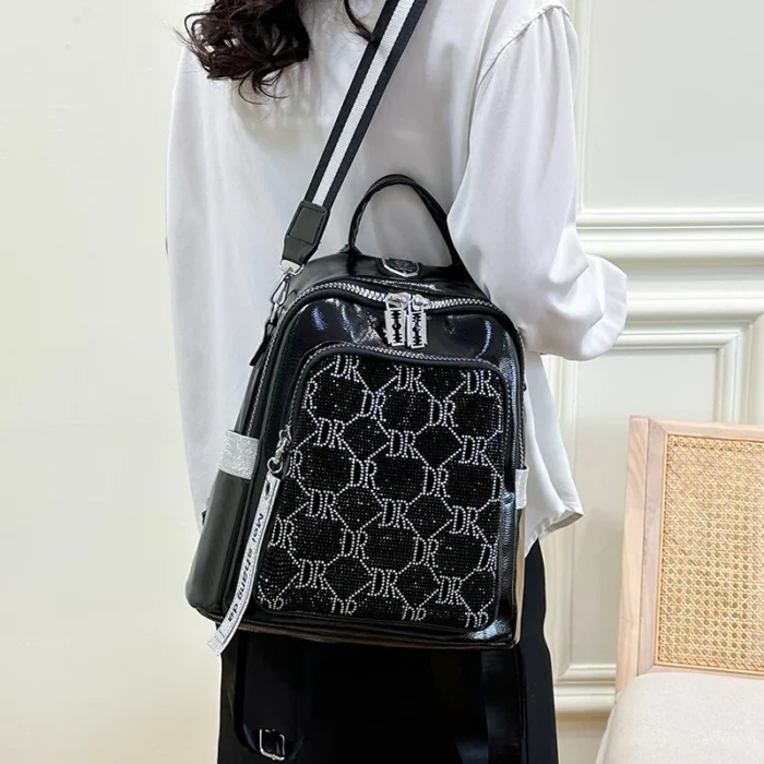 Large Capacity Women Backpack Purses High Quality Leather Female Vintage Bag School Bags Travel Bagpack Ladies Bookbag Rucksacks - Image 3