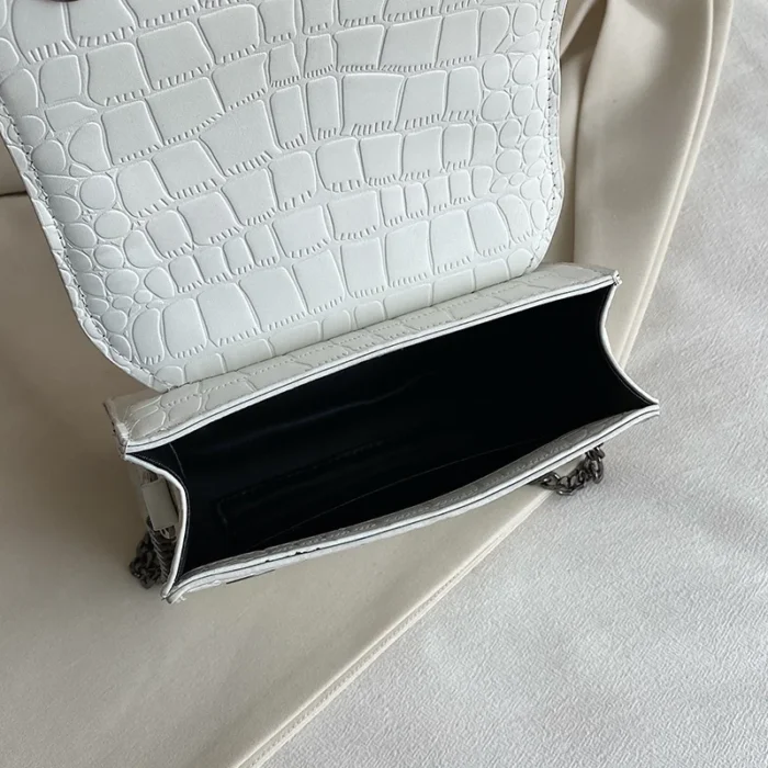 Stone Pattern PU Leather Crossbody Sling Bags for Women Trendy Fashion Brand Ladies Totes Luxury Simple Shoulder Handbags - Image 6