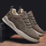 New 2023 Causal Shoes for Men Sneakers Handmade Men Loafers leather High quality Moccasins Men Driving Shoe - Image 2