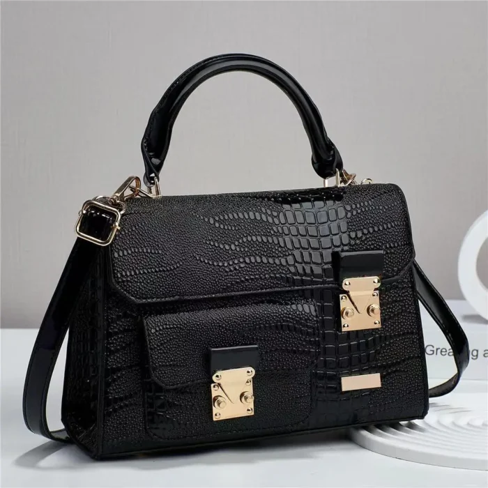 Woman shoulder bag Large capacity Handbag for Women 2025 Crossbody bag pattern PU Portable bucket bag ladies messenger bags - Image 2
