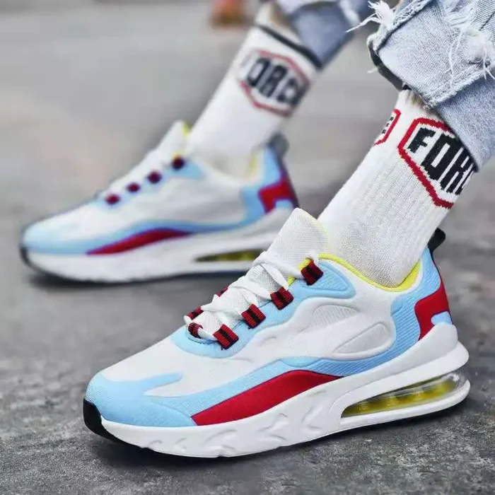 Men's spring and autumn sports running shoes, casual and fashionable air-cushion shoes, trendy and comfortable large size - Image 4
