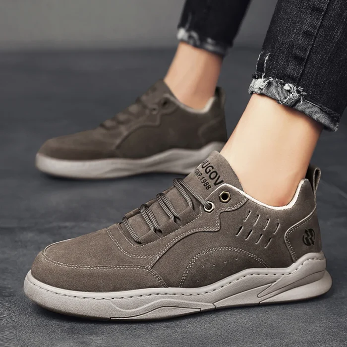 New 2023 Causal Shoes for Men Sneakers Handmade Men Loafers leather High quality Moccasins Men Driving Shoe - Image 5