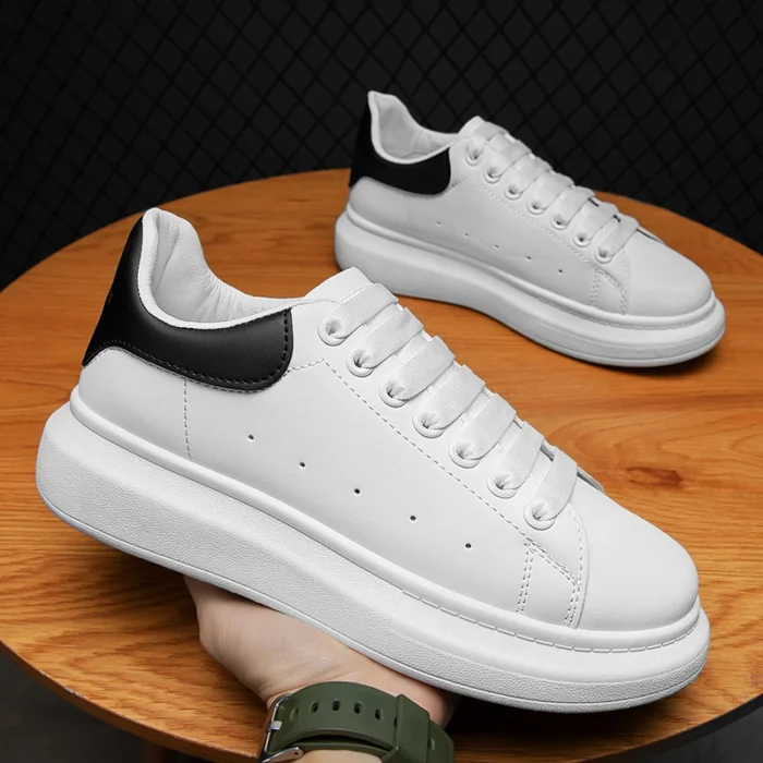 Small white shoes men spring trend all match breathable casual men's shoes 2025 new sports student flat shoes