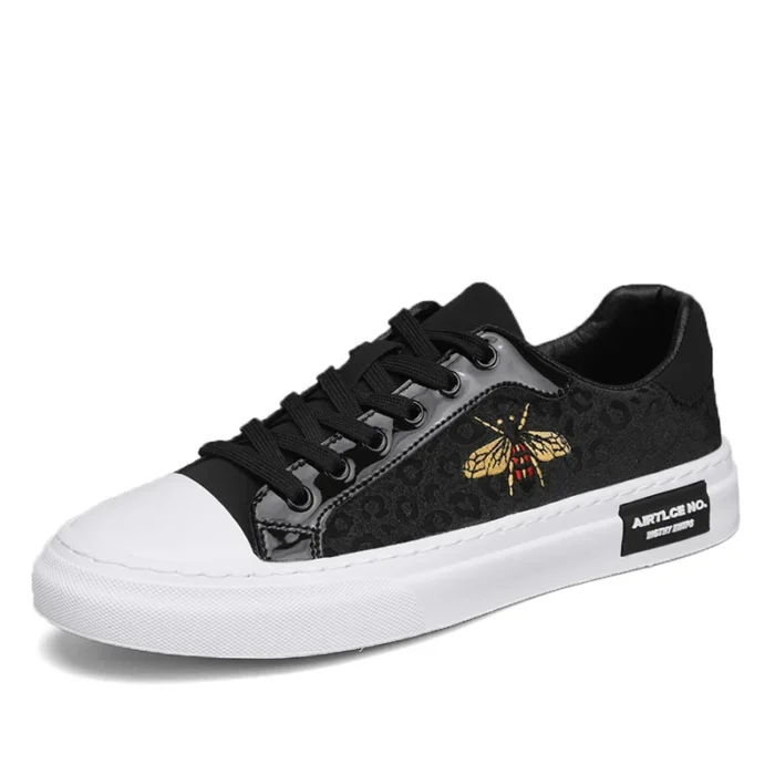 Hot Sale Gold Bee Sneakers Men Fashion Luxury Skateboard Shoes Men Original Designer Shoes Hip Hop Superstar Men's Skate Shoes - Image 3