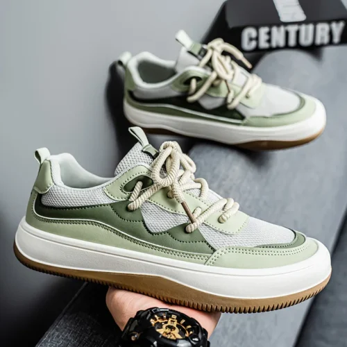 Men's Causal Low Top Breathable Lightweight Non-Slip Sneakers Comfort Fit Walking Shoes for Male 2025 New Men's Sports Shoe
