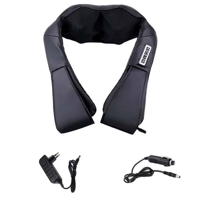 Home Car Electrical Body Neck Massager Back Relaxation Massagem U Shape Shoulder Shiatsu Infrared heated 3D Kneading Shawl belt - Image 6