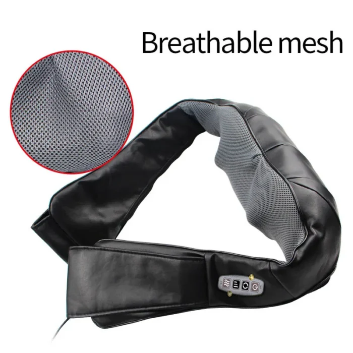 Home Car Electrical Body Neck Massager Back Relaxation Massagem U Shape Shoulder Shiatsu Infrared heated 3D Kneading Shawl belt - Image 4