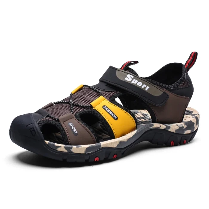 Brand Men Sandals Soft Casual Roman Shoes Outdoor Breathable Mens Sandals Summer Comfortable Light Sandalias Hombre Plus Size 45 - Image 5