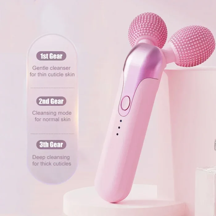 3D Roller Massager Y Shape 360 Rotate Thin Face Body Slimming Shaping Muscles Relaxation Wrinkle Remover Facial Massage Brush - Image 3
