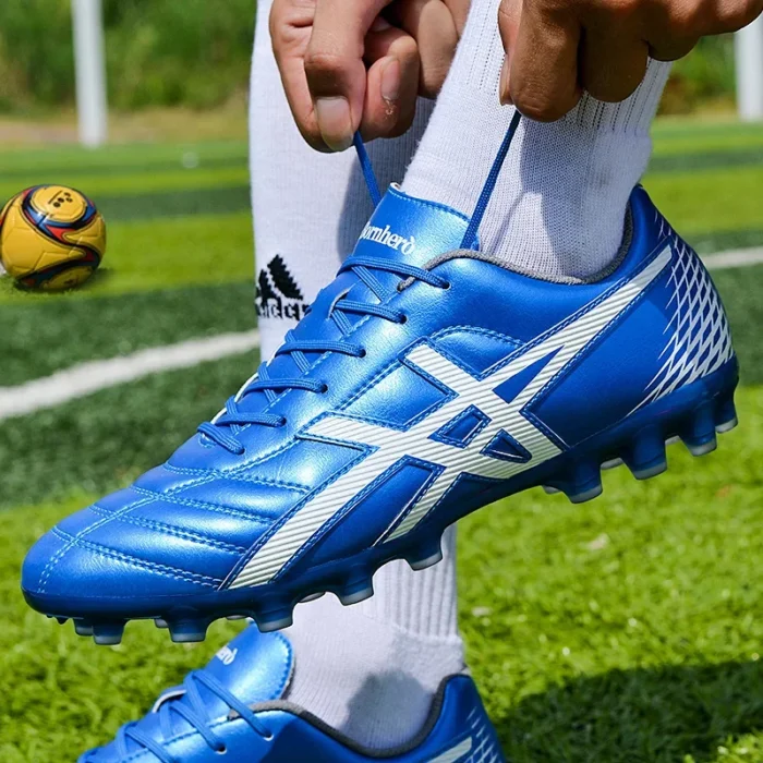 Men Soccer Shoes Society Football Boots Casual Sportswear Unisex Grass Cleats Training Comfortable Boy Casual Football Boots - Image 5