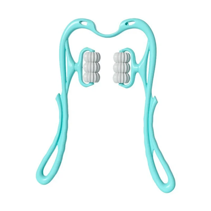 Six-Wheel Manual Cervical Massager for Neck Back Waist - Muscle Tension Relief And Relaxation Rolling Therapeutic Tool - Image 4