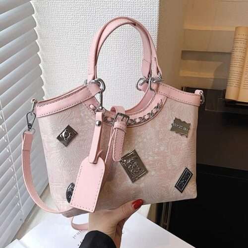 Large capacity bag for women 2025 new autumn and winter versatile crossbody bag texture popular one-shoulder class commuting tote bag