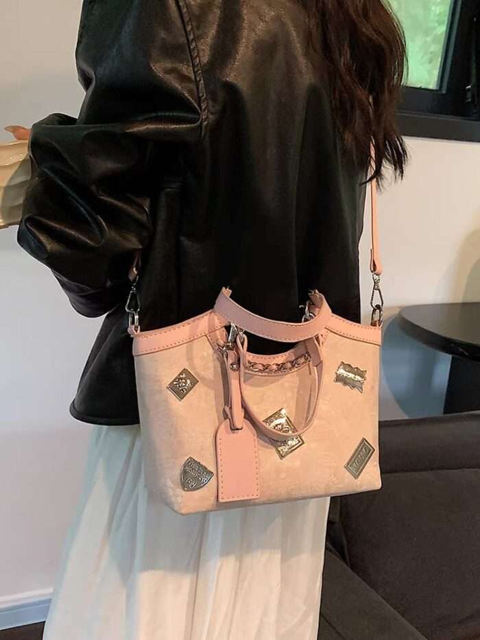 Large capacity bag for women 2025 new autumn and winter versatile crossbody bag texture popular one-shoulder class commuting tote bag - Image 3