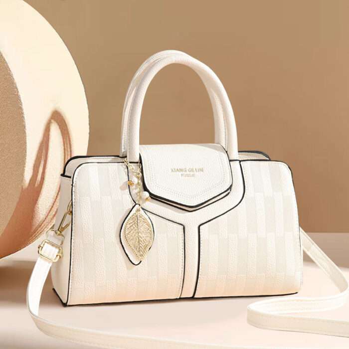 Genuine leather light luxury high-end women's handbag 2025 new trend middle-aged mother bag large capacity versatile crossbody bag - Image 2