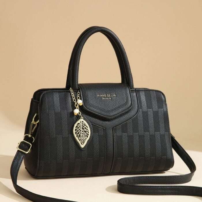 Genuine leather light luxury high-end women's handbag 2025 new trend middle-aged mother bag large capacity versatile crossbody bag - Image 4