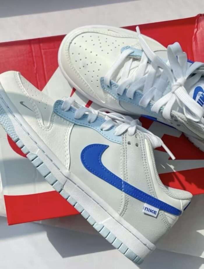 Pure original explosive dunk sea salt blue versatile low-top school war god student sneakers men and women casual sports shoelaces air cushion - Image 4