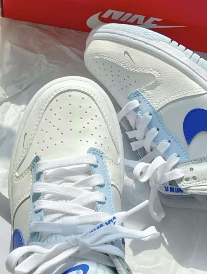 Pure original explosive dunk sea salt blue versatile low-top school war god student sneakers men and women casual sports shoelaces air cushion - Image 5
