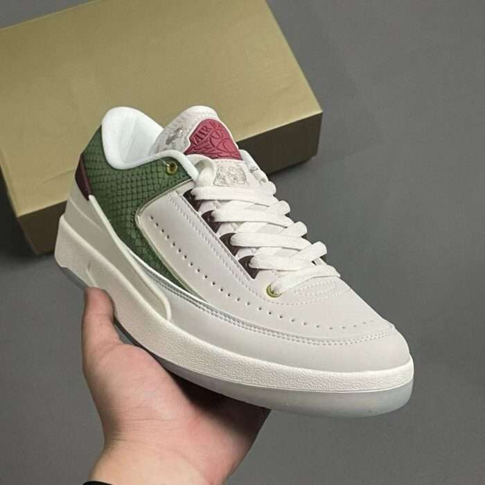 New AJ2 Year of the Dragon Retro shock-absorbing basketball shoes wear-resistant student casual ins style men's and women's high-value trendy sneakers - Image 3