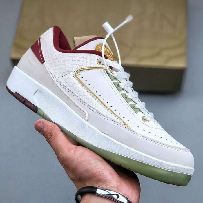 New AJ2 Year of the Dragon Retro shock-absorbing basketball shoes wear-resistant student casual ins style men's and women's high-value trendy sneakers - Image 4