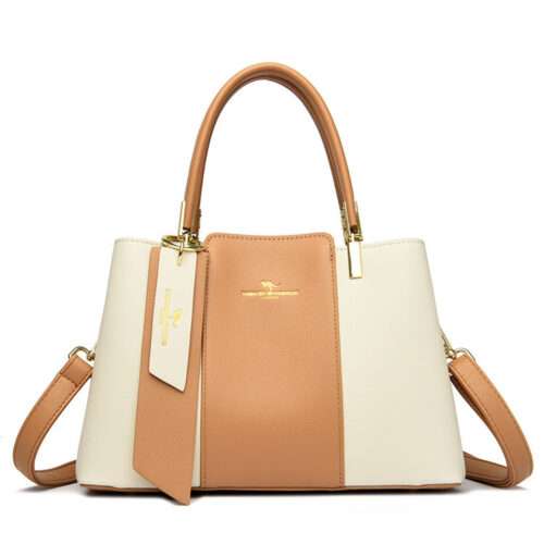 Genuine leather women's handbags, high-end bags for women, 2024 new style, temperament and versatile, large capacity, mother's bag