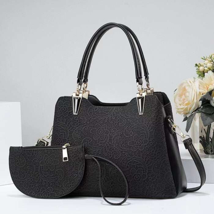 Bag for mom's birthday gift, simple and elegant 2025 new soft leather middle-aged ladies bag, large capacity handbag - Image 4