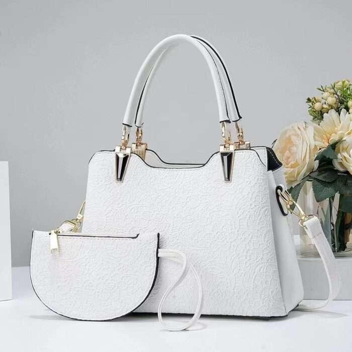 Bag for mom's birthday gift, simple and elegant 2025 new soft leather middle-aged ladies bag, large capacity handbag - Image 5