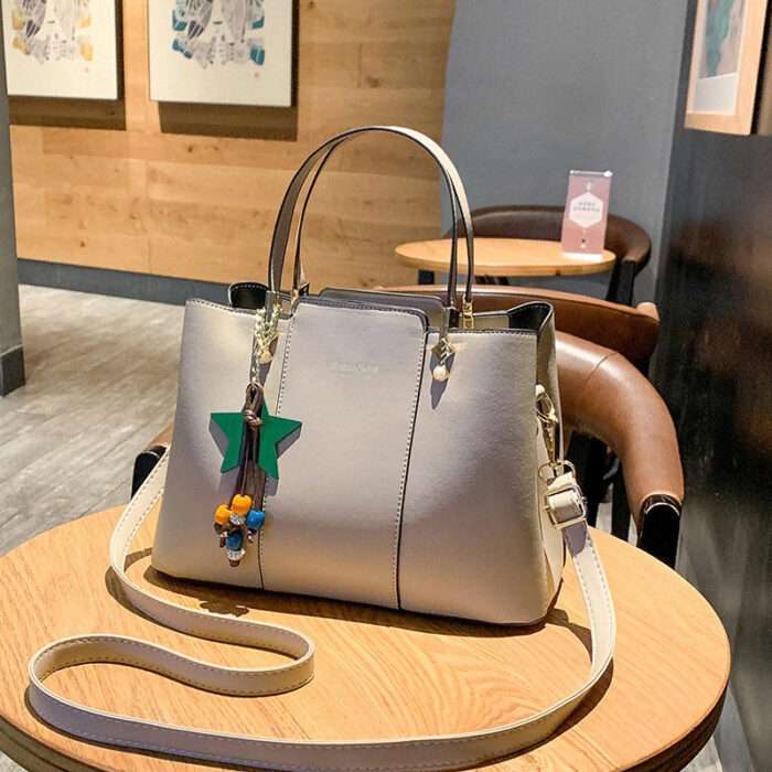 Women's bags new winter fashion trend large bag shoulder bag letter ladies handbags ladies - Image 3