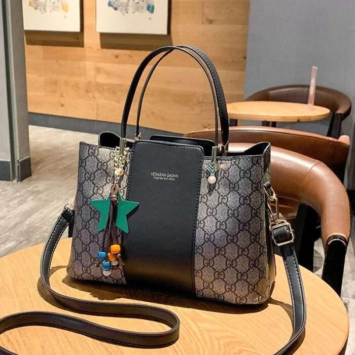 Women's bags new winter fashion trend large bag shoulder bag letter ladies handbags ladies - Image 9