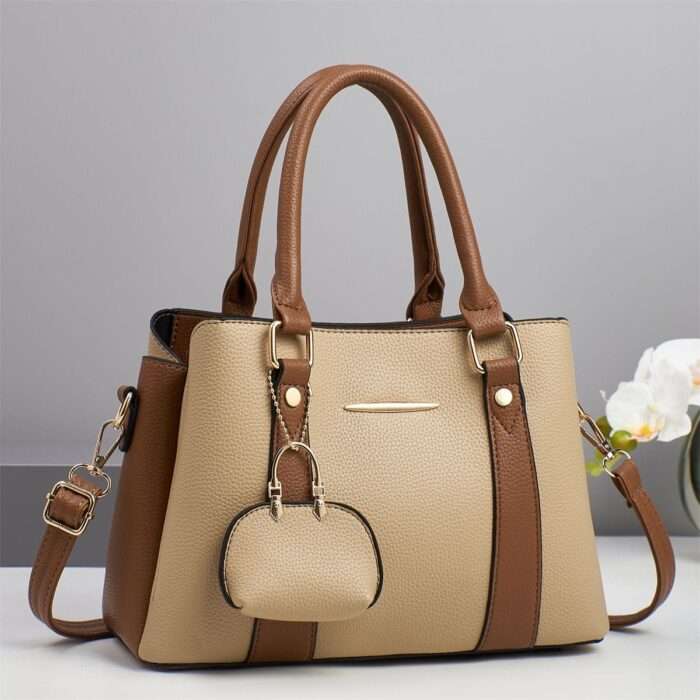 hand bags for Women Shoulder girls female tote leather Mom - Image 2