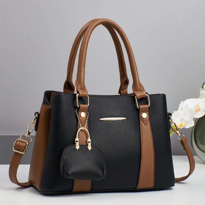 hand bags for Women Shoulder girls female tote leather Mom - Image 5