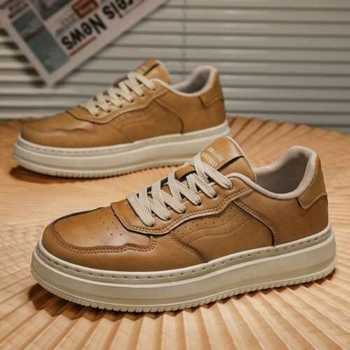 Men's shoes 2025 spring new British style business casual leather shoes breathable versatile men's driving work shoes
