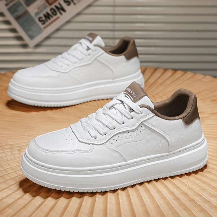 Men's shoes 2025 spring new British style business casual leather shoes breathable versatile men's driving work shoes - Image 2