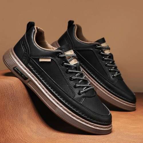 Men's shoes spring 2025 new breathable waterproof non-slip shoes men's casual student sports trendy shoes